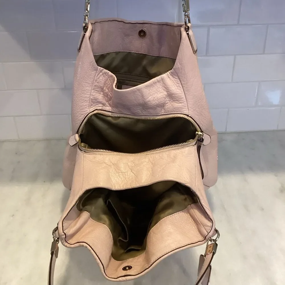 Coach Bag Purse Handbag Leather Pocketbook Pink Madison Pebbled Phoebe Shoulder
